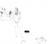 Nina Annabelle Märkl | Brunnen | ink on paper | 29,7 x 21 cm | 2009