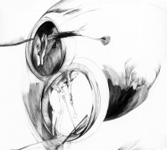 Nina Annabelle Märkl | Desert scape | ink on paper | 70 x 100 cm | 2011 | Detail