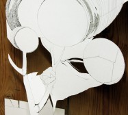 Nina Annabelle Märkl | In my mind II | ink on paper cut outs box | 100 x 50 x 15 cm | 2010 | Detail