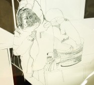 Nina Annabelle Märkl | In my mind | ink on paper cut outs box | 100 x 50 x 50 cm | 2010 | Detail