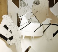 Nina Annabelle Märkl | In my mind | ink on paper cut outs box | 100 x 50 x 50 cm | 2010 | Detail