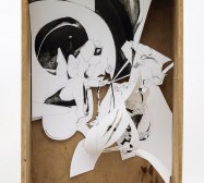 Nina Annabelle Märkl | Schweißer | ink on paper cut outs wooden box | 40 x 30 x 10 cm | 2012