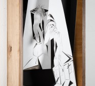 Nina Annabelle Märkl | Into the light | Ink on paper, cut outs, black paper, wooden box | 55 x 43,5 x 15 cm | 2014