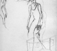 Nina Annabelle Märkl | Moshpit 10|11 | Kaltnadel, Tusche, Bleistift, 300g Hahnemühle Büttenpapier | Platte 29,7 x 27 cm Papier 56 x 39 cm