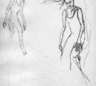 Nina Annabelle Märkl | Moshpit 5|11 | Kaltnadel, Tusche, Bleistift, 300g Hahnemühle Büttenpapier | Platte 29,7 x 27 cm Papier 56 x 39 cm