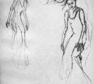 Nina Annabelle Märkl | Moshpit 6|11 | Kaltnadel, Tusche, Bleistift, 300g Hahnemühle Büttenpapier | Platte 29,7 x 27 cm Papier 56 x 39 cm