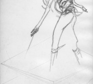 Nina Annabelle Märkl | One step inside 13|14 | Kaltnadel, Tusche, Bleistift, 300g Hahnemühle Büttenpapier | Platte 35 x 23 cm Papier 56 x 39 cm