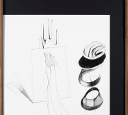Nina Annabelle Märkl | Shifting Perceptions II | Ink and pencil on paper, black paper | 60 x 40 cm | 2015 | photo: Walter Bayer