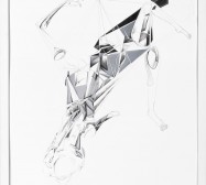 Nina Annabelle Märkl | Showcase | Ink and pencil on paper, cut outs, aluminium | 100 x 70 x 3,5 cm | 2014 | photo: Walter Bayer
