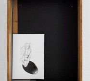 Nina Annabelle Märkl | Untitled | Ink and pencil on paper, black cardboard, box | 43 x 33 x 8 cm | 2014 | photo: Walter Bayer