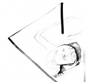 Nina Annabelle Märkl | Balancing the Whimsical 9 | Ink on paper | 60 x 48 cm | 2016