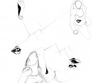 Nina Annabelle Märkl | Desideranten, Desiderate 4 | Tusche und Bleistift auf Papier | 35,5 x 28 cm | 2018