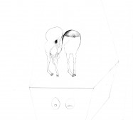 Nina Annabelle Märkl | Desideranten, Desiderate 5 | Tusche und Bleistift auf Papier | 35,5 x 28 cm | 2018