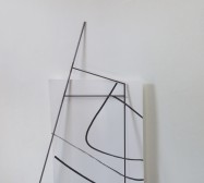 Nina Annabelle Märkl | Frames | Ink and steel drawing | 150 x 80 x 5 cm | 2018