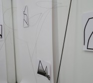Nina Annabelle Märkl | Ink, steel and magnet drawings | installation | open studios | 2018