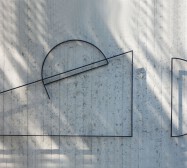 FRAMES | Stahlrelief auf Beton | 30 Meter Wand – Artothek Dachau | 2019