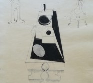 The other hand | Automaten 1| Tusche auf Papier | 41 x 30 cm