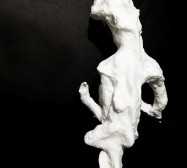 Wesen, Vogel 1| Paperclay | ca. 20 x 8 x 8 cm | 2020