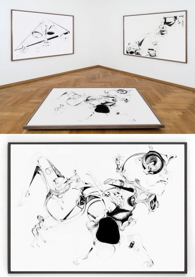 Nina Annabelle Maerkl_Museum of Happinessl_Ink on paper_140 x 180 cm_2013_